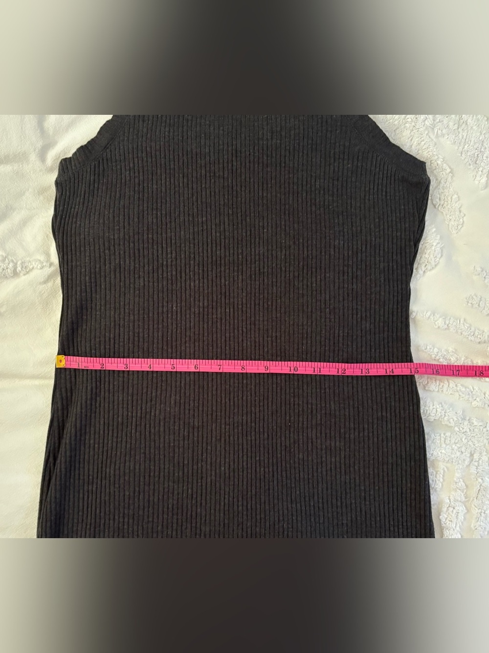 Madewell Charcoal Ribbed Knit Dress - Picture 10 of 11